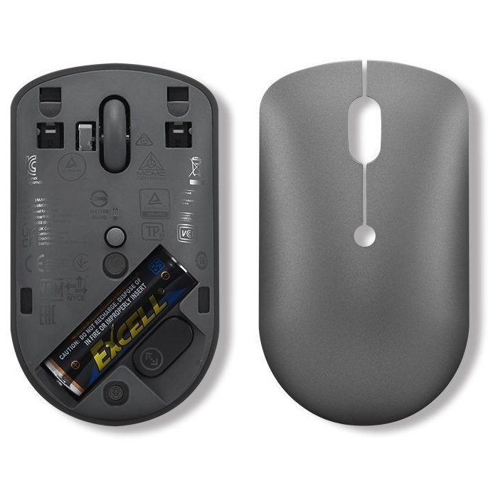 Lenovo 540 USB-C Compact Wireless Mouse (Storm Grey)