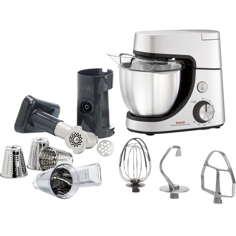 Robot de bucătărie tefal qb512d38, oțel inoxidabil Thumbnail 2