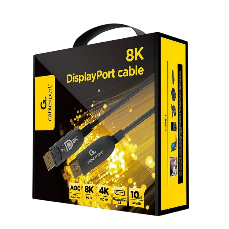 Cablu Video Cablexpert AOC Premium Series, DisplayPort (M) - DisplayPort (M), 10m, Negru