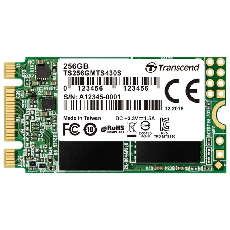 Unitate SSD Transcend 430S, 256GB, TS256GMTS430S