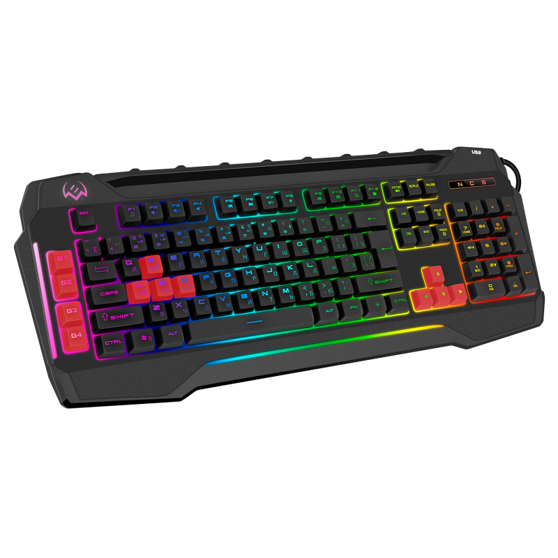Tastatură SVEN KB-G8800, Cu fir, Negru