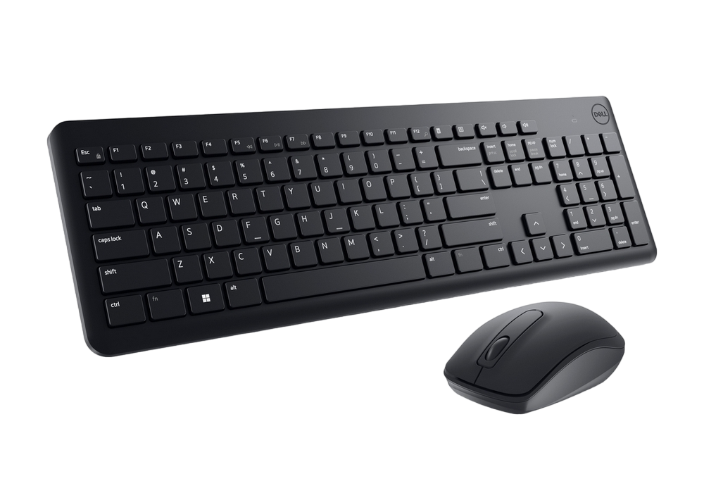 Set Tastatură + Mouse DELL KM3322, Fără fir, Negru