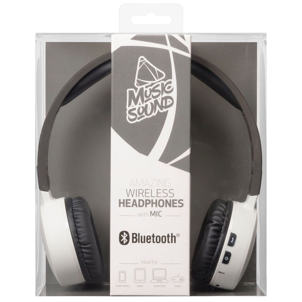 Bluetooth headset, Cellular MUSICSOUND, White/Black