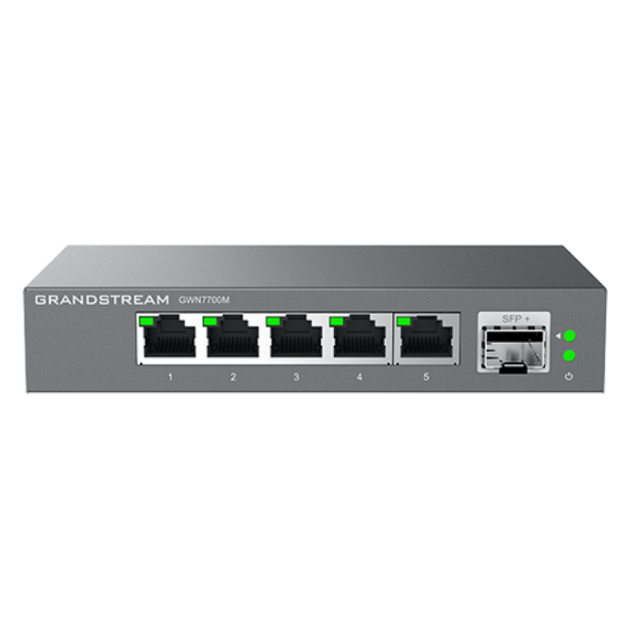 Switch de rețea Grandstream GWN7700M, 5x 10/100/1000 Mbps