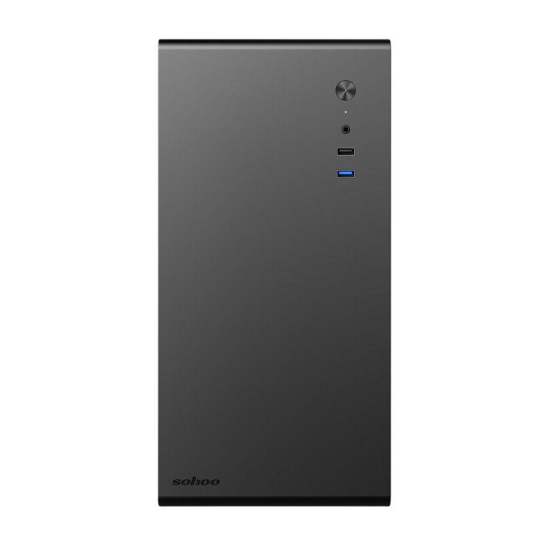 Carcasă PC Sohoo 6519BK, Micro-ATX, ATX,