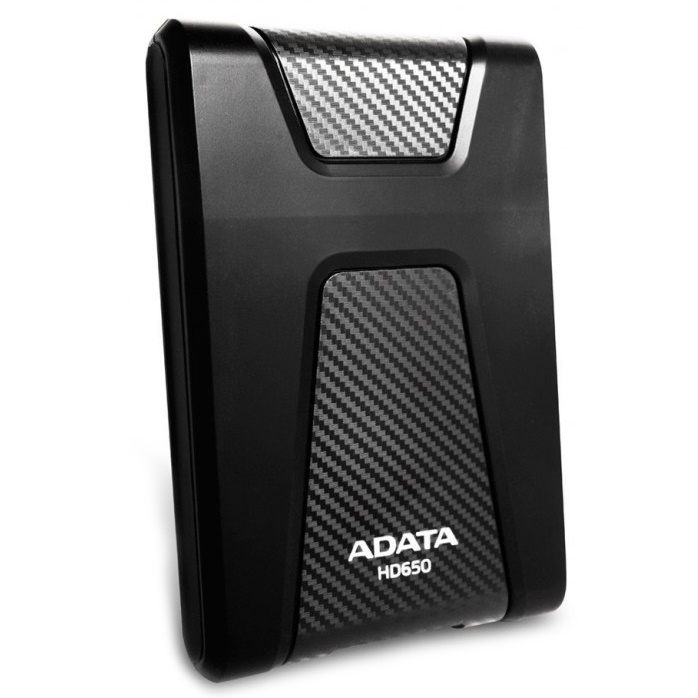 HDD portabil extern ADATA HD650,  1 TB, Negru (AHD650-1TU3-CBK)