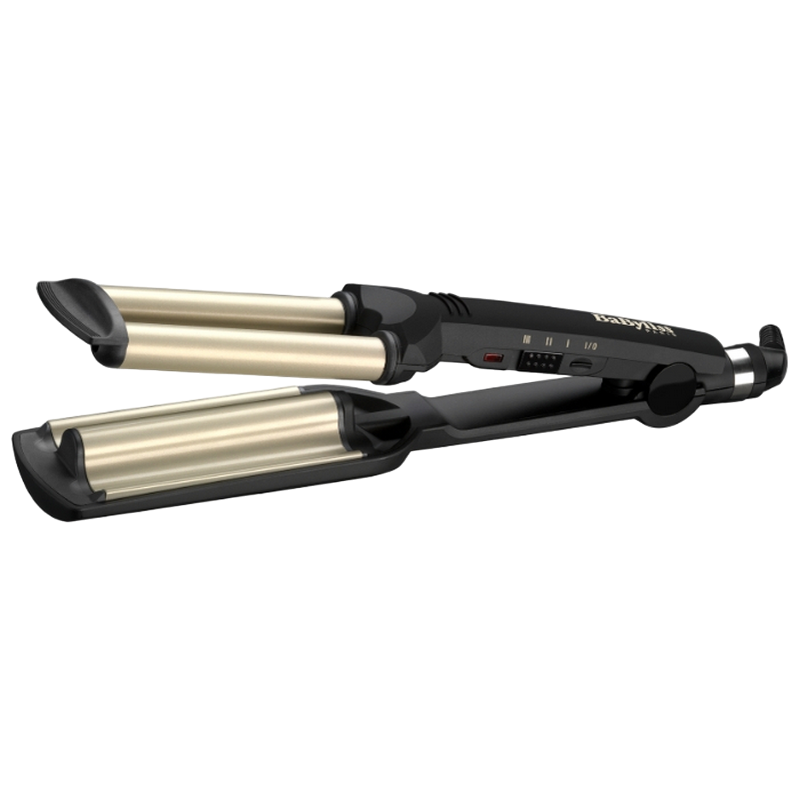 Ondulator de păr BaByliss Easy Waves C260E, Negru | Auriu