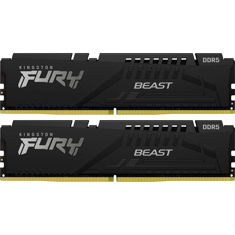 Memorie RAM Kingston FURY Beast, DDR5 SDRAM, 5600 MHz, 16GB, KF556C36BBEK2-16