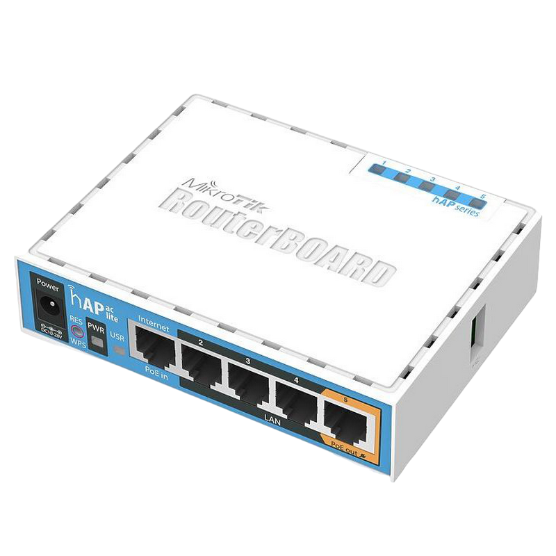 Router MikroTik hAp AC Lite, Alb