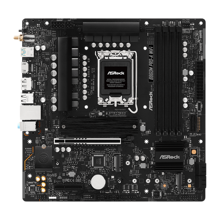 Материнская плата ASRock B860M PRO-A WIFI LGA1851 Micro-ATX