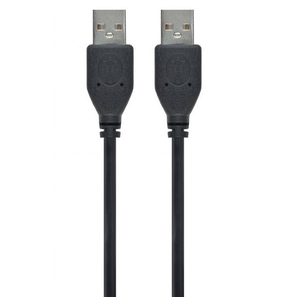 Cable  USB  AM/AM,  1.8 m, USB2.0, Cablexpert, Black, CCP-USB2-AMAM-6