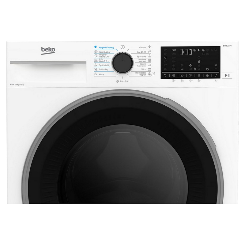 Mașină de spălat cu uscător Beko B5DFT59442W Alb