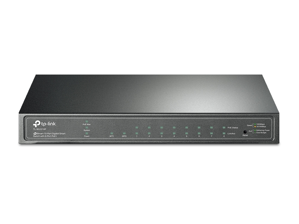 Comutator PoE TP-LINK TL-SG2210P, 8x IEEE 802.3af/at