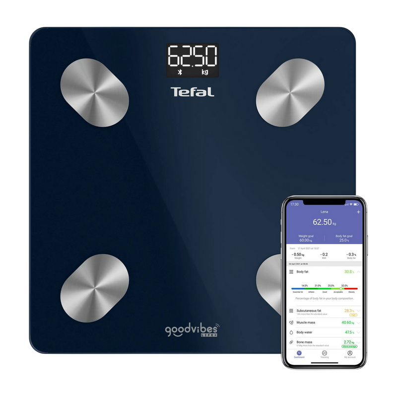 Cântar de podea tefal bm9720f0, albastru Thumbnail 3