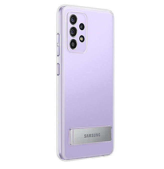 Husă spate Samsung Clear Standing Cover - Galaxy A72, Transparent