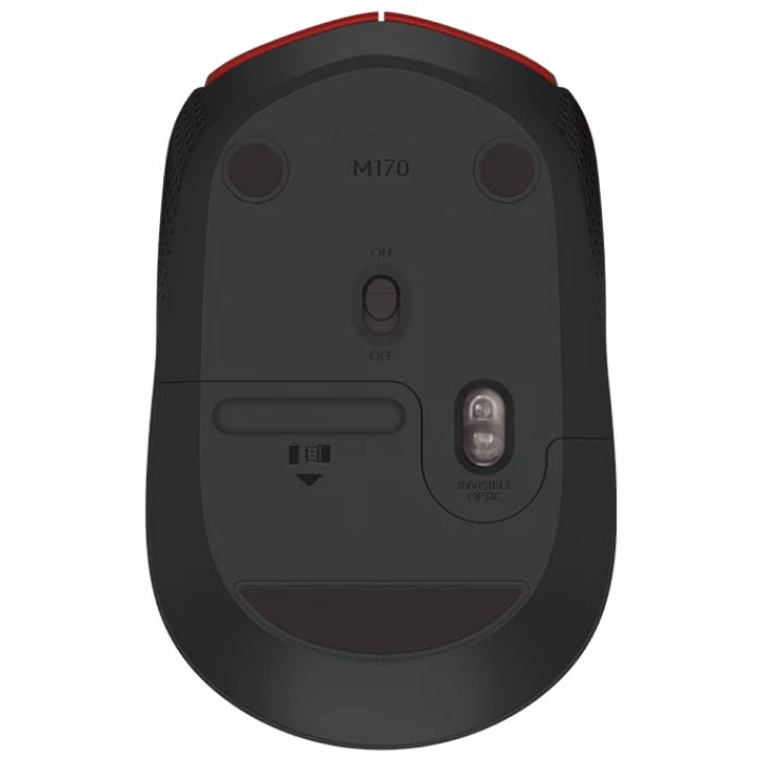 Беcпроводная мышь Logitech M171, Красный