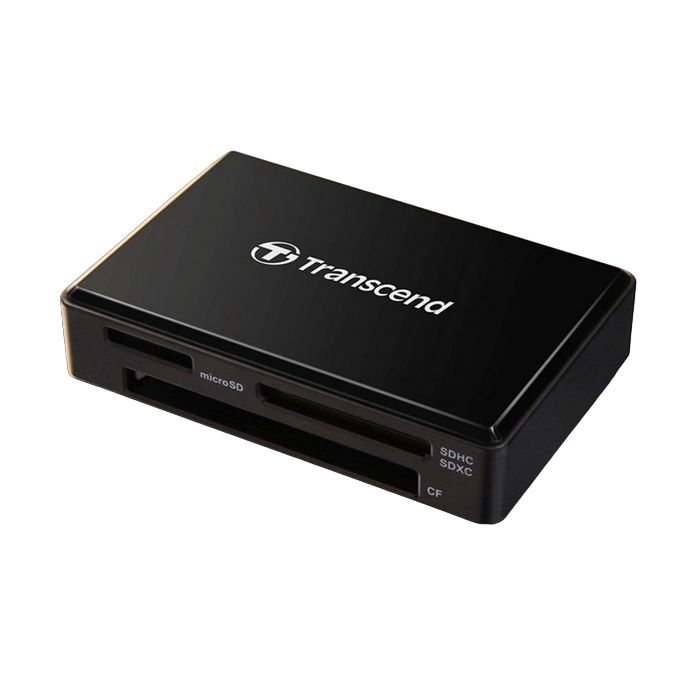 Cititor de carduri Transcend TS-RDF8, micro-USB, USB Type-A, Negru