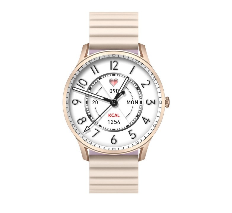 Kieslect Smart Watch Lora, Magnetic Strap, Gold