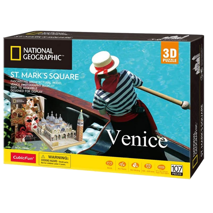 3D Puzzle “Piata Sf. Marcu”, 107 elemente