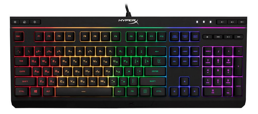 Tastatură HyperX Alloy Core RGB, Cu fir, Negru