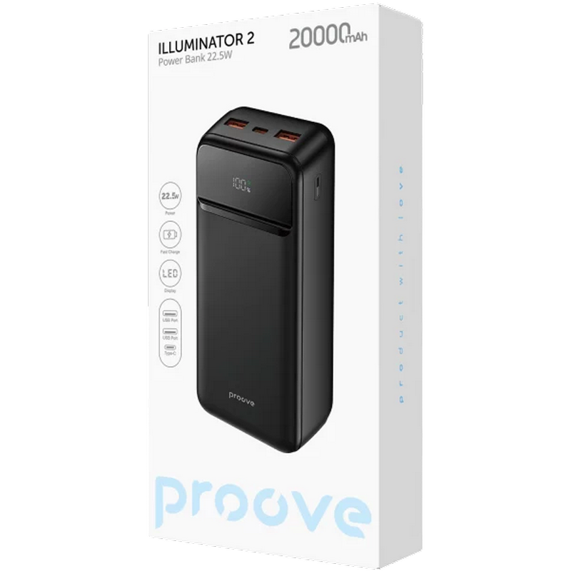 Acumulator extern Proove Illuminator 2 Negru