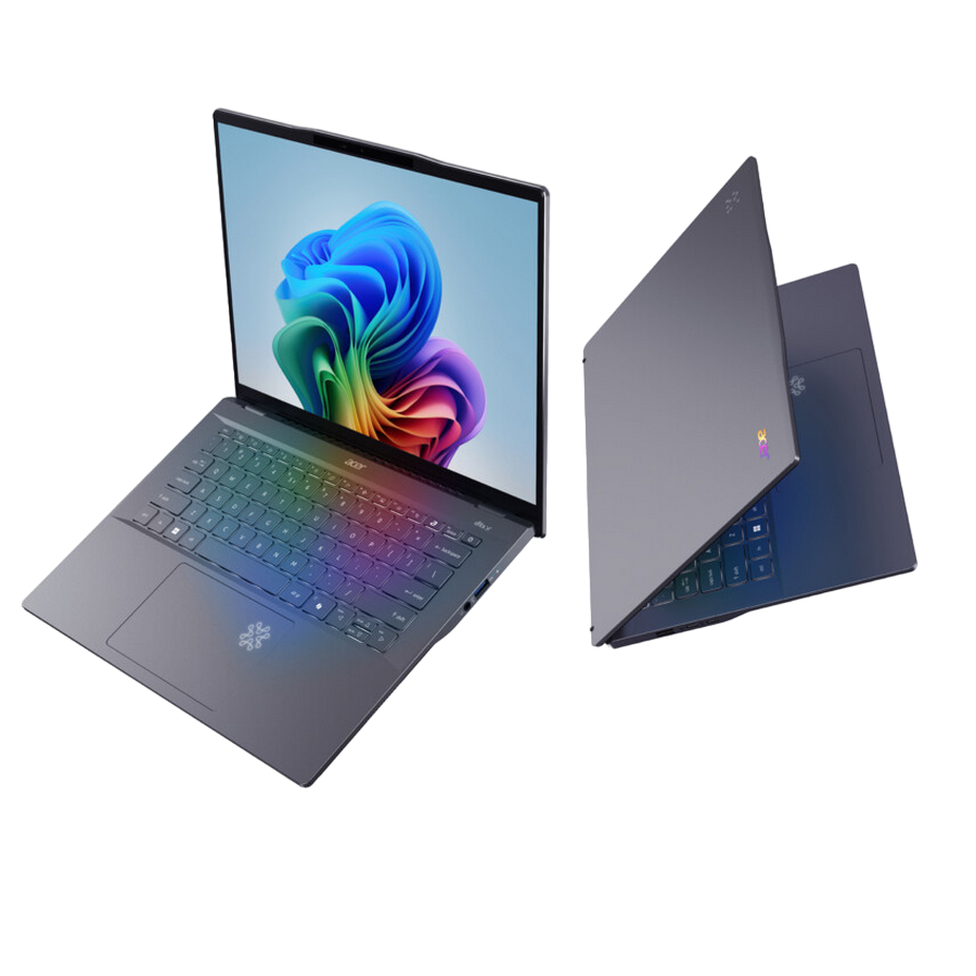 Laptop 14,5" Acer Swift Go 14 AI SFG14-01, Steel Grey, Qualcomm Snapdragon X Plus X1P-42-100, 16GB/1024GB, Windows 11 Home