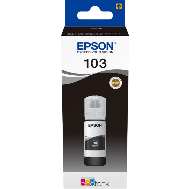 Ink  Epson T00S14A, 103 EcoTank Black ink bottle