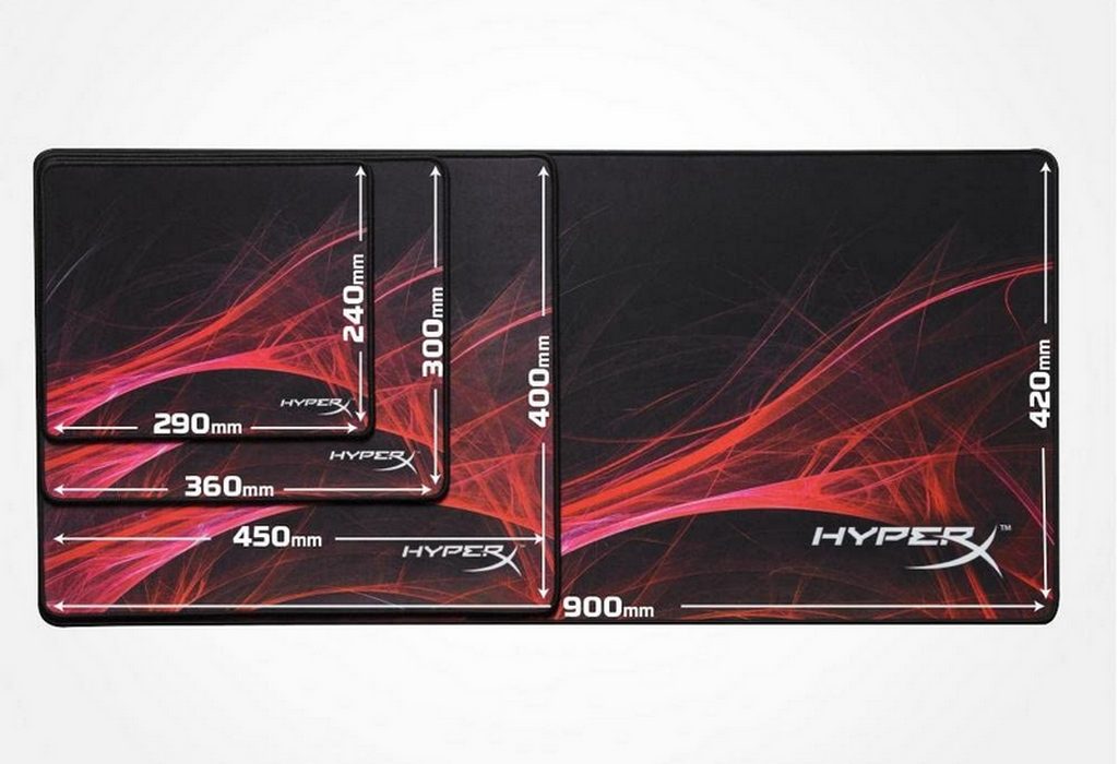 Mouse Pad pentru jocuri HyperX FURY S Pro Speed Edition, Large, Negru/Rosu
