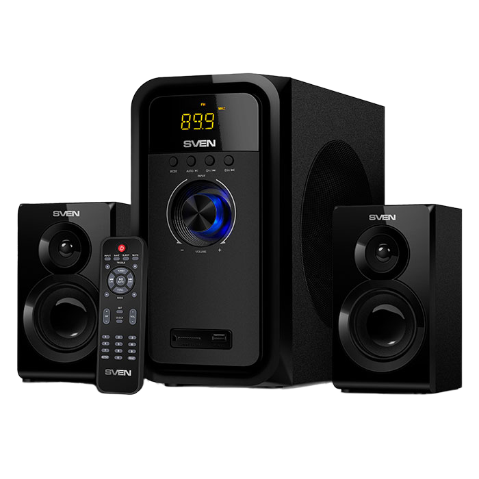 Компьютерные колонки 2.1 SVEN MS-2051, Чёрный