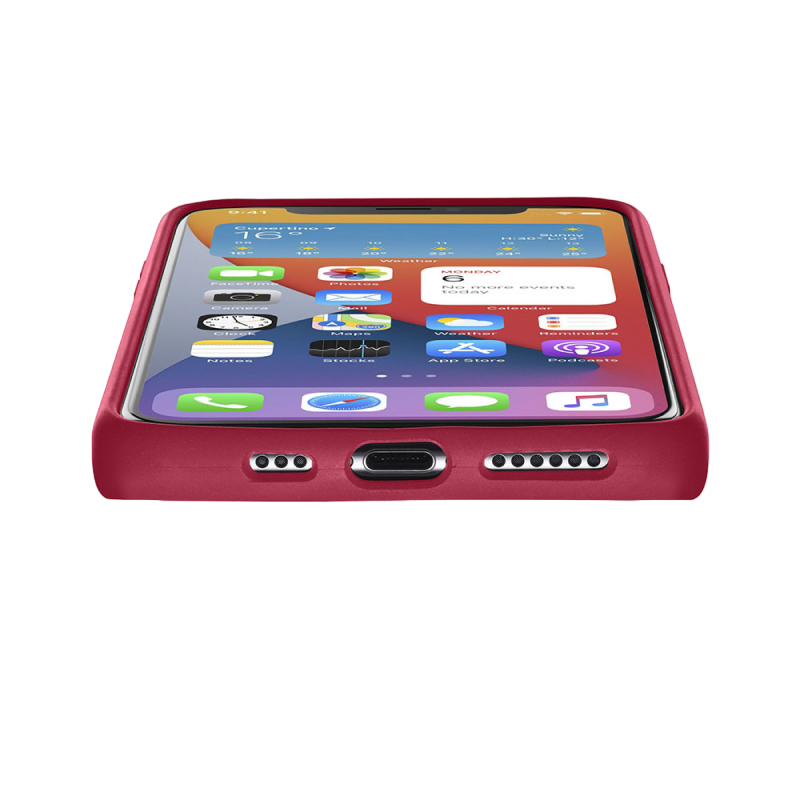 Husă Cellularline Sensation - iPhone 12 mini, Roșu