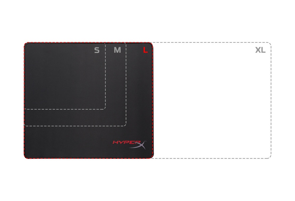 Mouse Pad pentru jocuri HyperX FURY S Pro, Large, Negru/Roșu