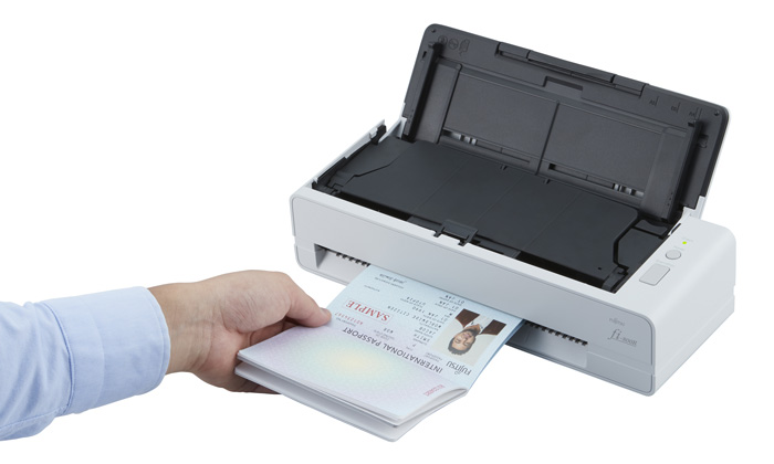 Потоковый Сканер Fujitsu fi-800R, A4, Серый