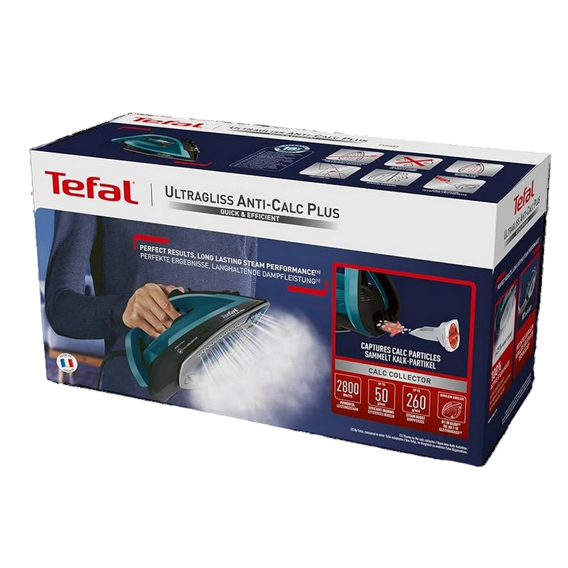 Fier de călcat Tefal FV6832E0, 2800W, Albastru