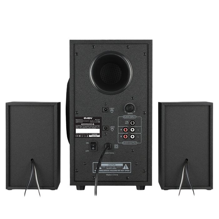 Компьютерные колонки 2.1 SVEN MS-2070, Чёрный