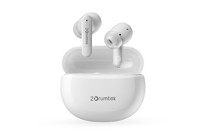 Wireless Earphones A4tech B25, 10 mm driver, 32 Ohm, 102db, Bluettoth 5.2, 40/380 mAh,IPX4, White