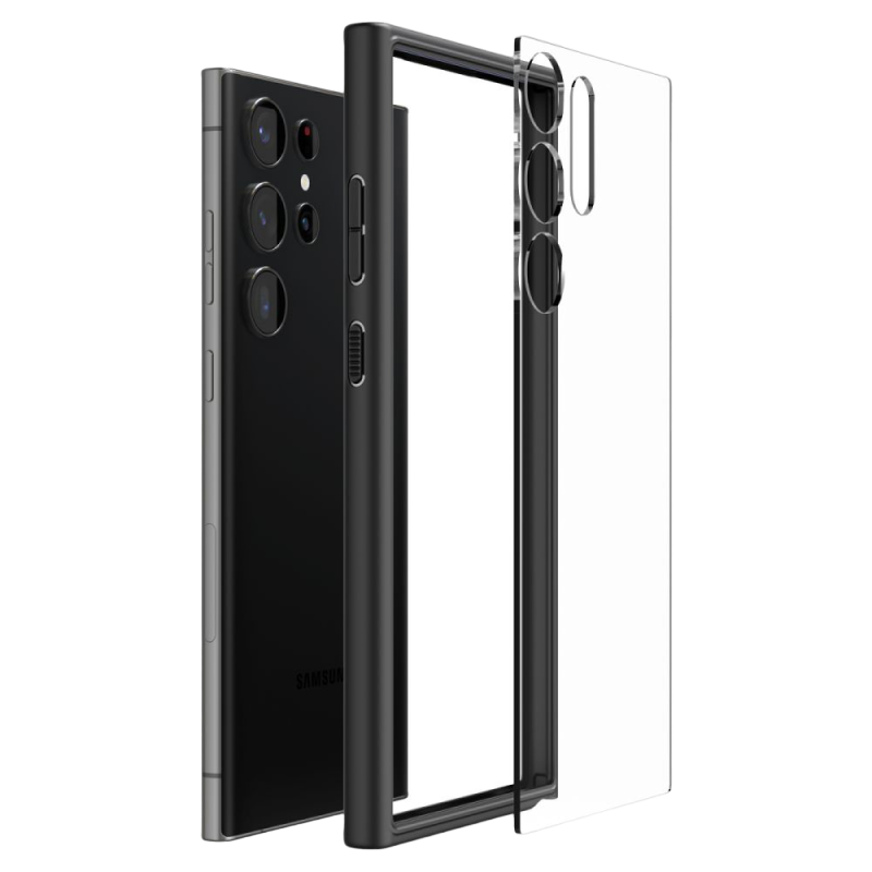 Spigen Samsung S23 Ultra, Ultra Hybrid, Matte Black