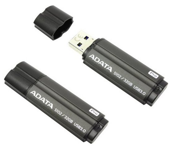 Memorie USB ADATA S102 Pro, 32GB, Gri