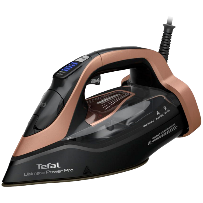 Fier de călcat Tefal FV9E50E0, 3200W, Negru | Cupru