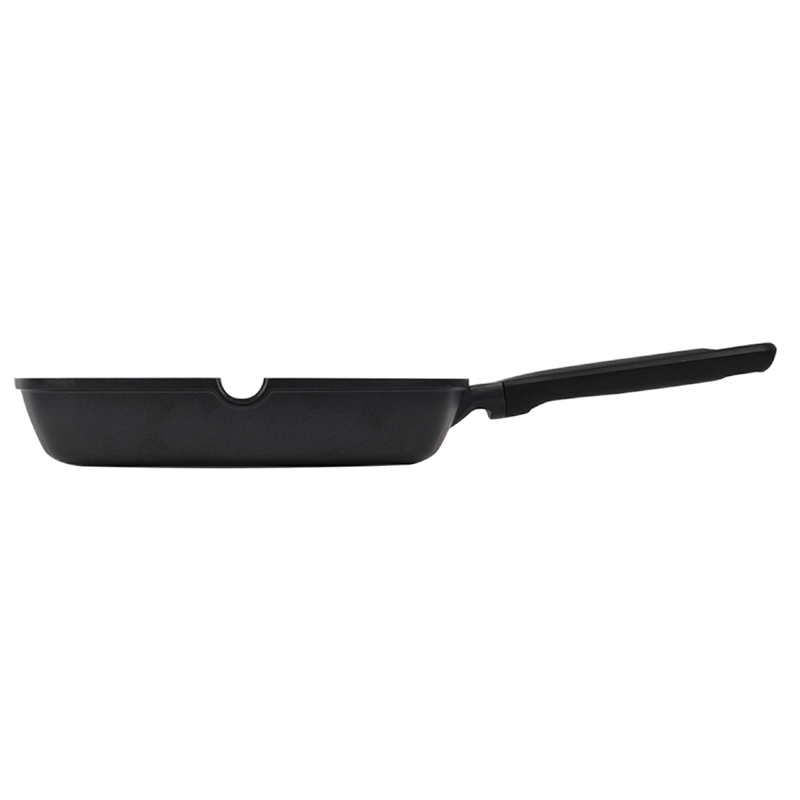 Tigaie-grill Rondell RDA-1204, 28cm, Negru