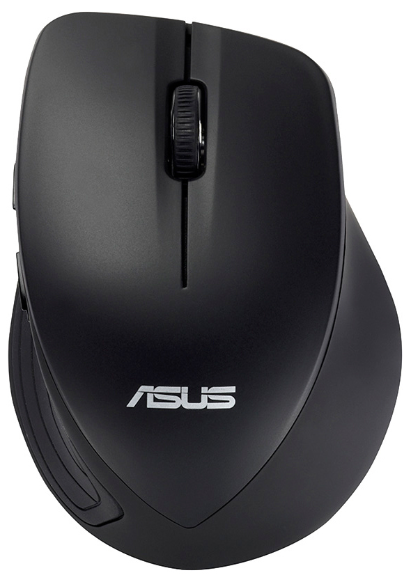 Wireless Mouse Asus WT465, Optical, 1000-1600 dpi, 5 buttons, Ergonomic, 1xAA, Black