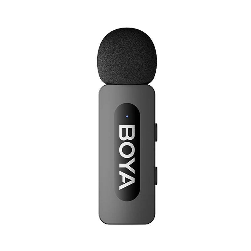 Microfon portabil pentru înregistrare vocală Boya BY-V2 V2.0 Fără fir Negru