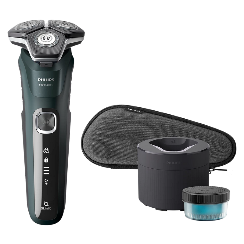 Aparat de ras electric Philips S5884/50, Verde | Negru