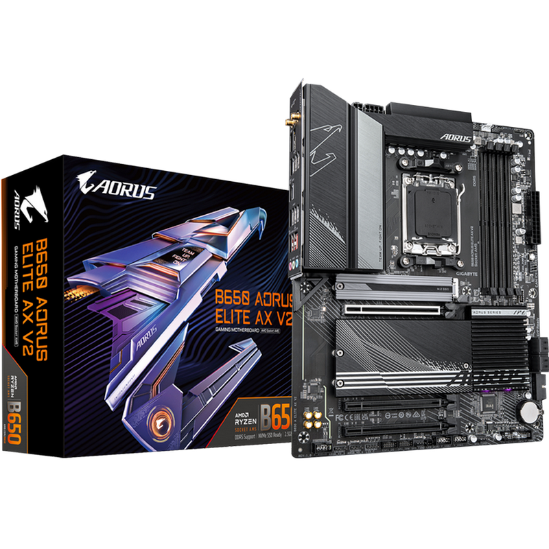 Placă de bază Gigabyte B650 A ELITE AX V2, AM5, AMD B650, ATX