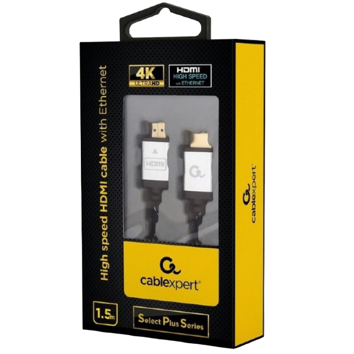 Видео кабель Cablexpert CCB-HDMIL-1.5M, HDMI (M) - HDMI (M), 1,5м, Чёрный