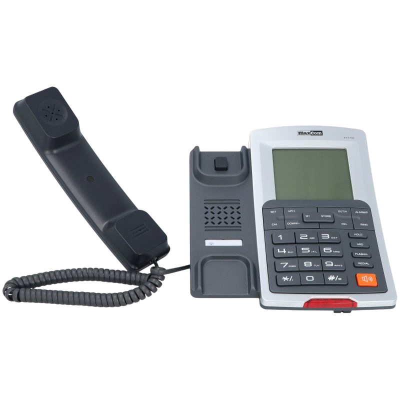 Проводной телефон MaxCom KXT709 Серебристый