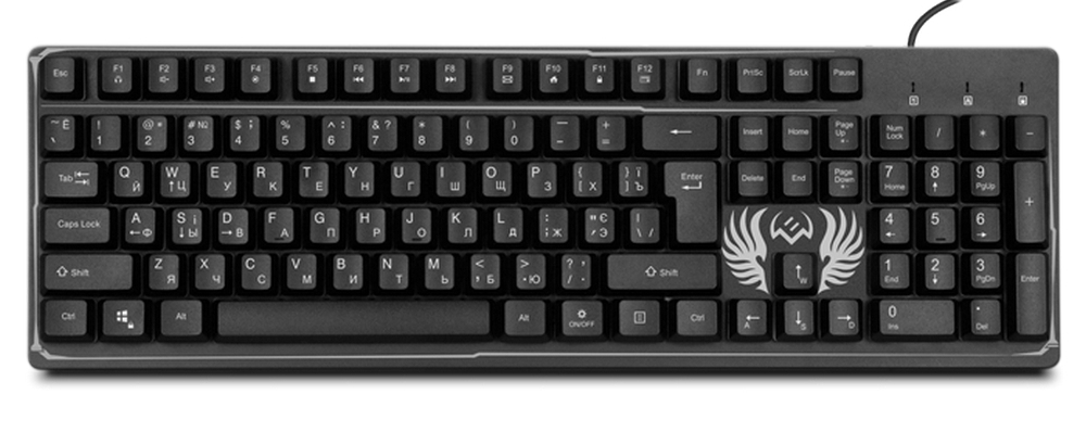 Клавиатура SVEN KB-G8000, Проводное, Чёрный