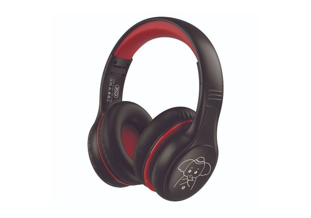 XO Bluetooth Headphones Kids, BE26 stereo, Black