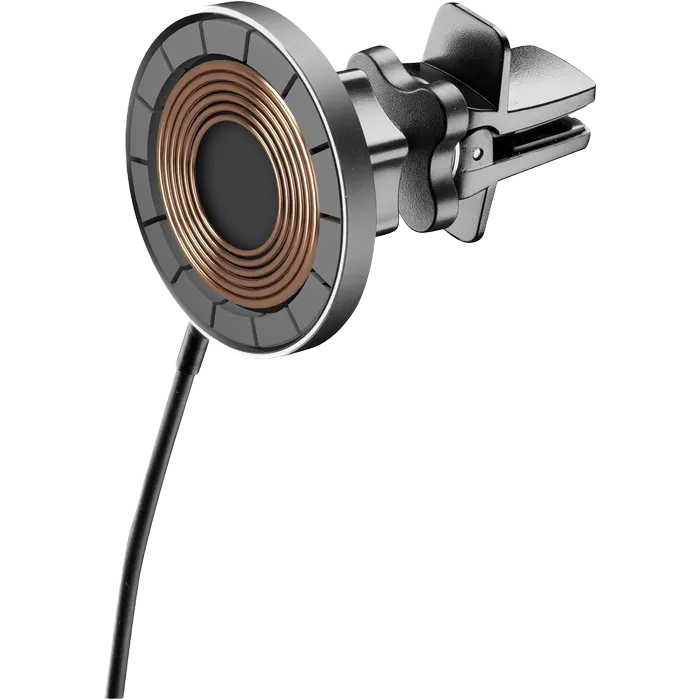 Incărcător auto Cellularline Touch Air Mag, 7.5 W, Negru