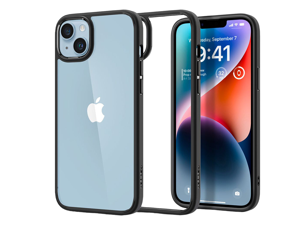Чехол Spigen iPhone 14 Plus, Ultra Hybrid, Прозрачный