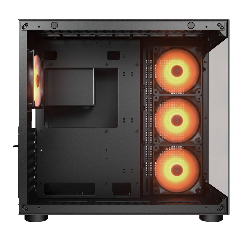 Carcasă PC Cougar FV150 RGB Midi-Tower Negru